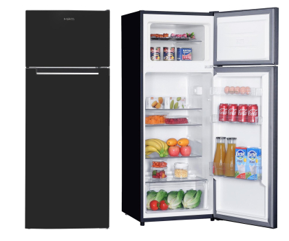 Lodówka Lodówka MPM 206-CZ-49/D Górny Zamrażalnik 143cm Night Inox 206L